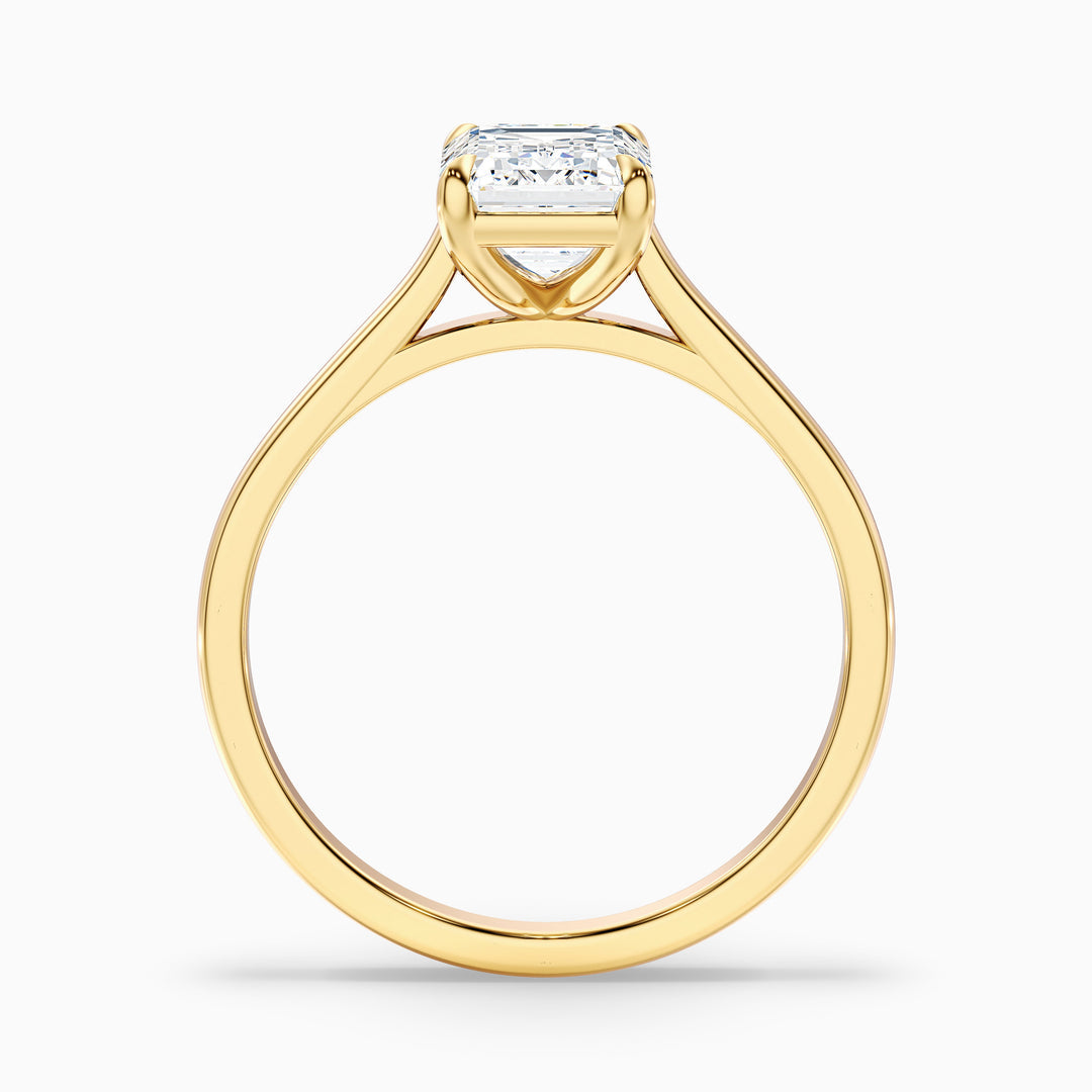 Jillian Emerald Cut Solitaire Lab Grown Engagement Ring