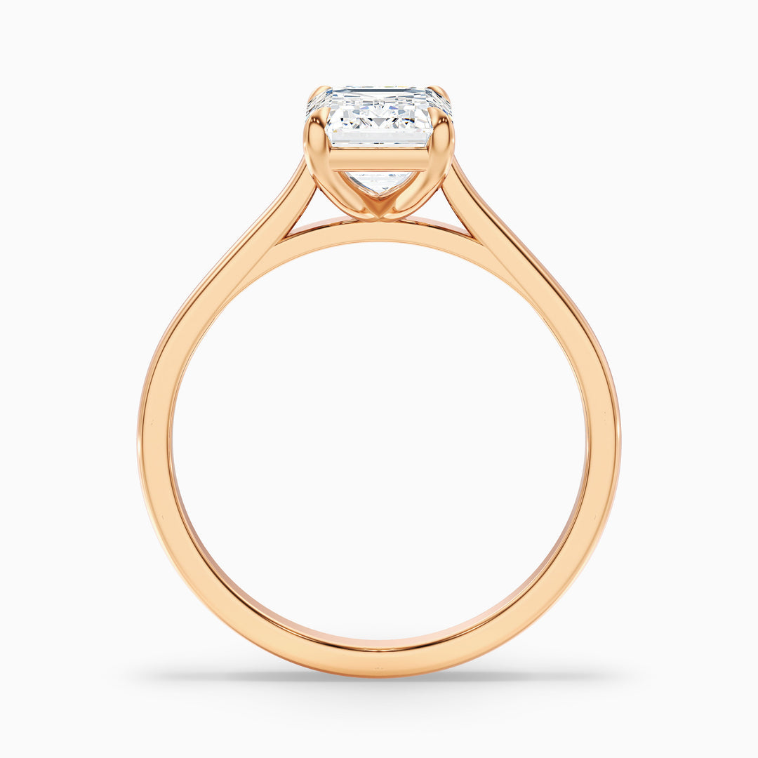Jillian Emerald Cut Solitaire Lab Grown Engagement Ring
