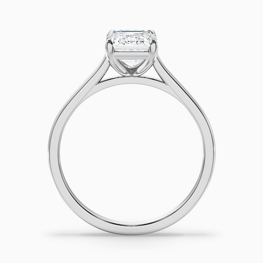 Jillian Emerald Cut Solitaire Lab Grown Engagement Ring
