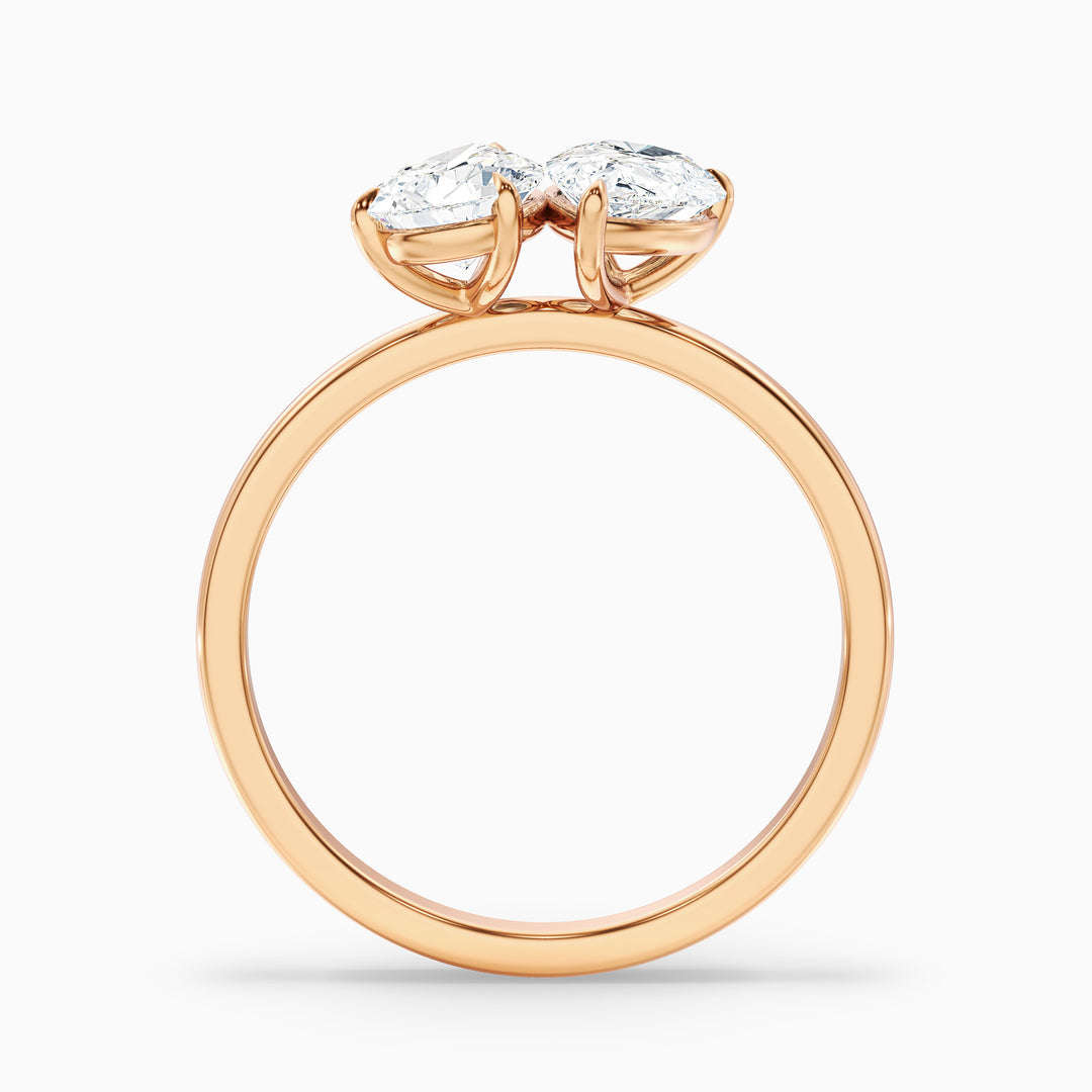 Xylo Georgia Toi Et Moi Engagement Ring