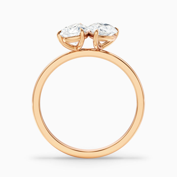 Xylo Georgia Toi Et Moi Engagement Ring