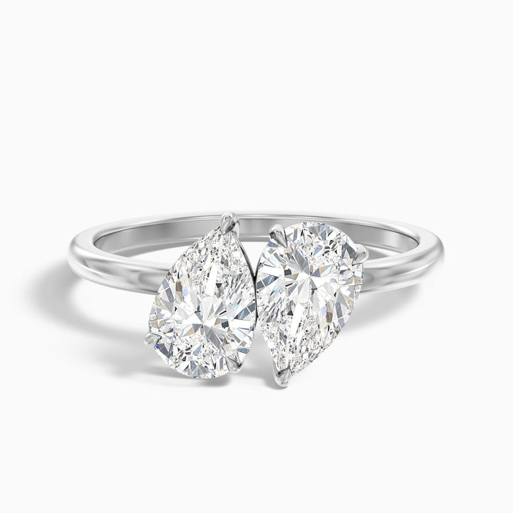 Xylo Georgia Toi Et Moi Engagement Ring