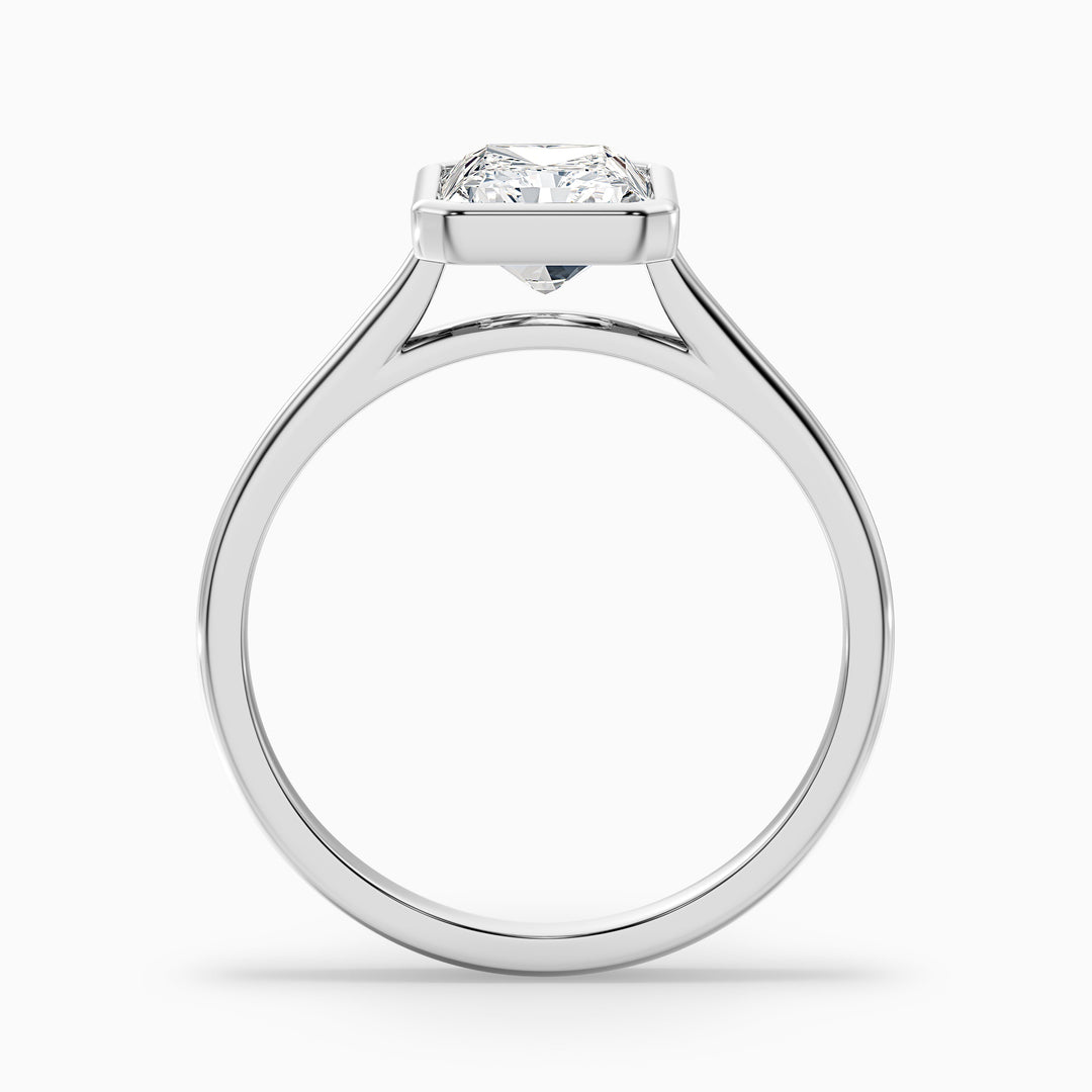 Nina Radiant Cut Bezel Set Lab Grown Diamond Ring