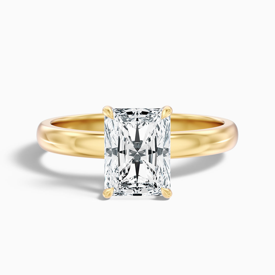 Winston Radiant Cut Hidden Halo Lab Grown Diamond Ring