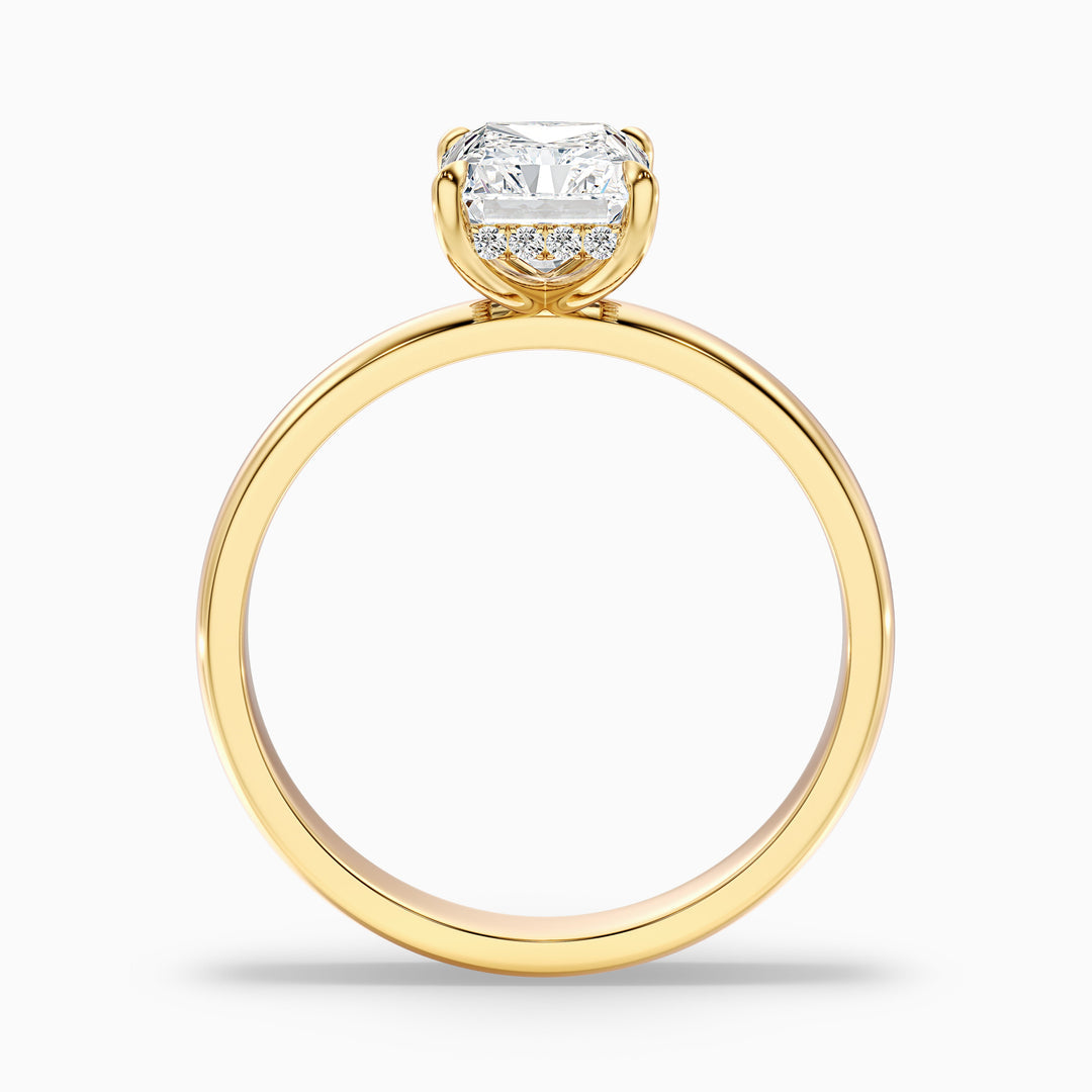 Winston Radiant Cut Hidden Halo Lab Grown Diamond Ring