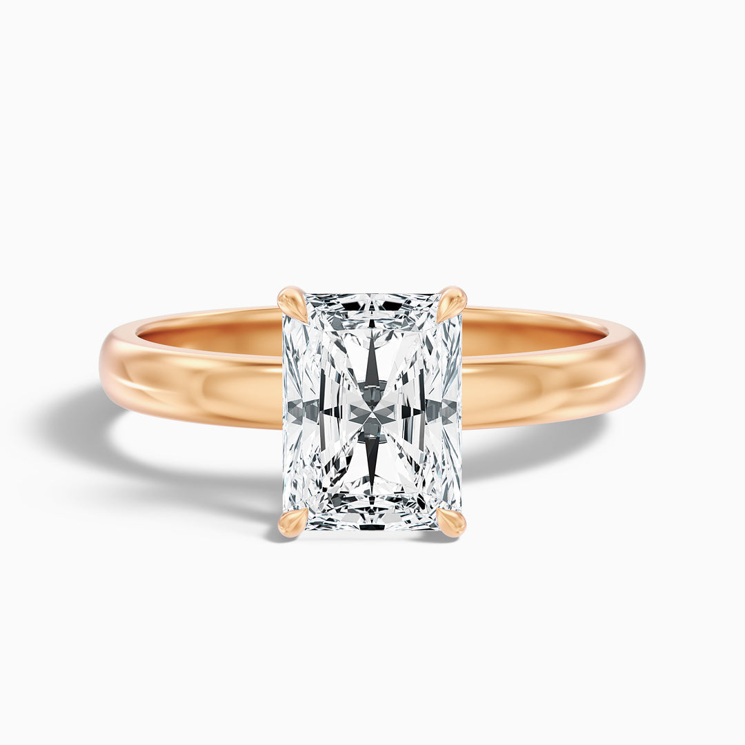 Winston Radiant Cut Hidden Halo Lab Grown Diamond Ring