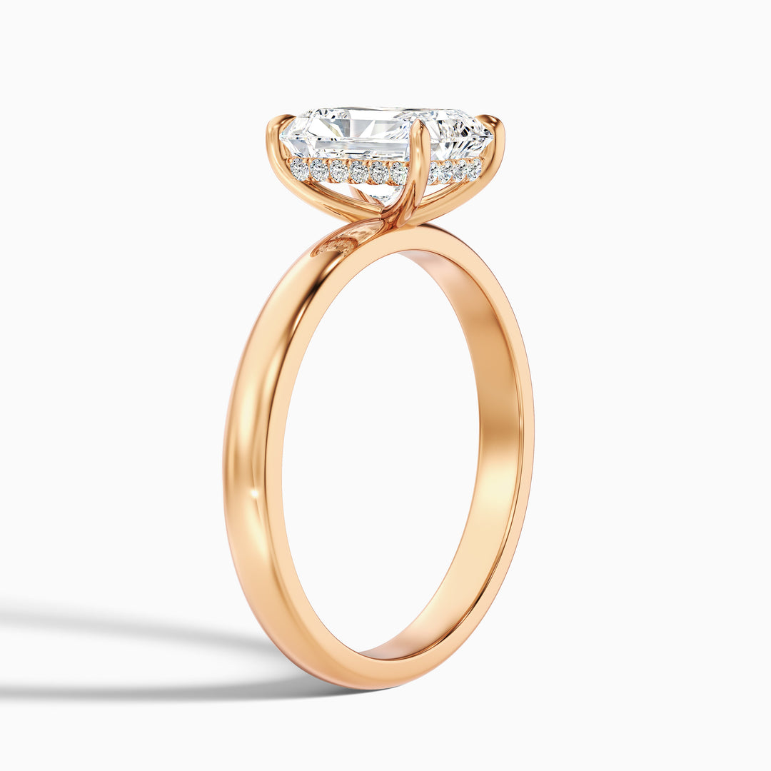 Winston Radiant Cut Hidden Halo Lab Grown Diamond Ring