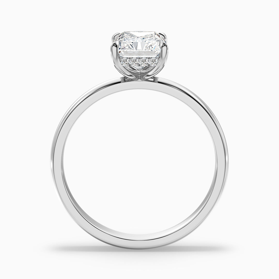 Winston Radiant Cut Hidden Halo Lab Grown Diamond Ring