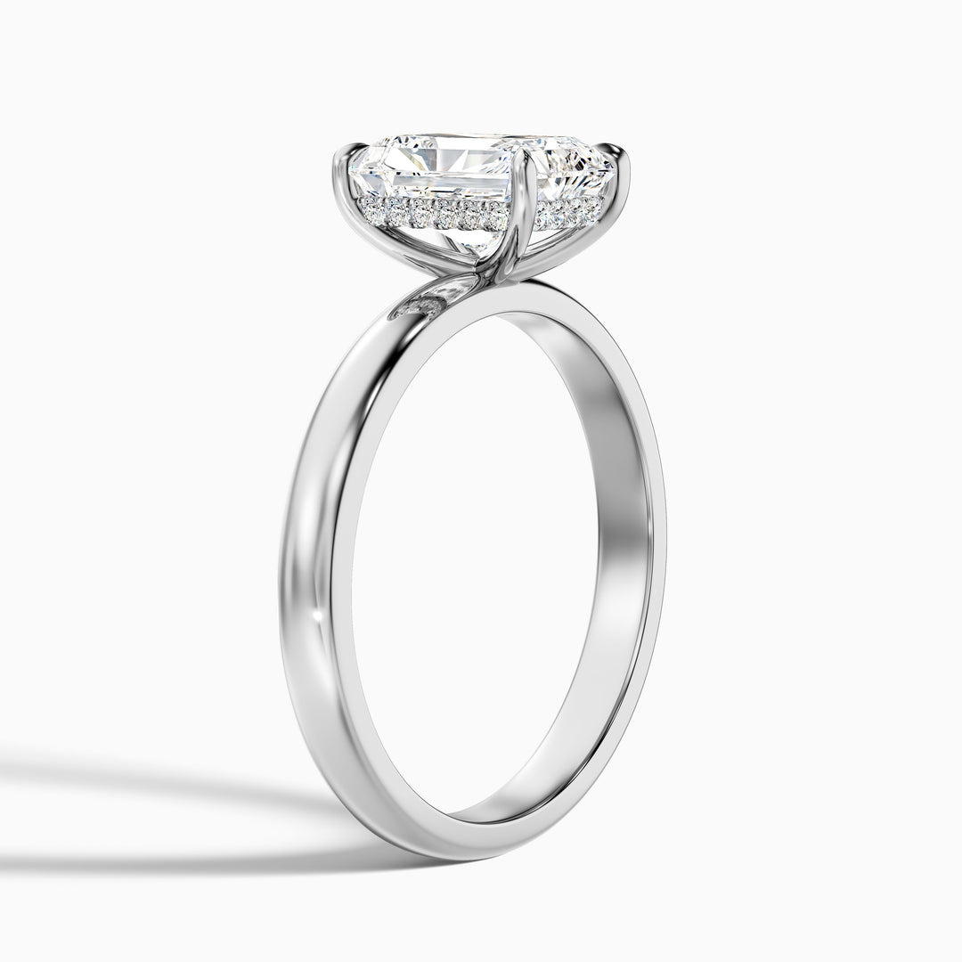 Winston Radiant Cut Hidden Halo Lab Grown Diamond Ring