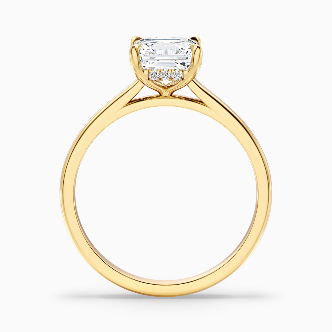 Naomi Asscher Cut Hidden Halo Lab Grown Diamond