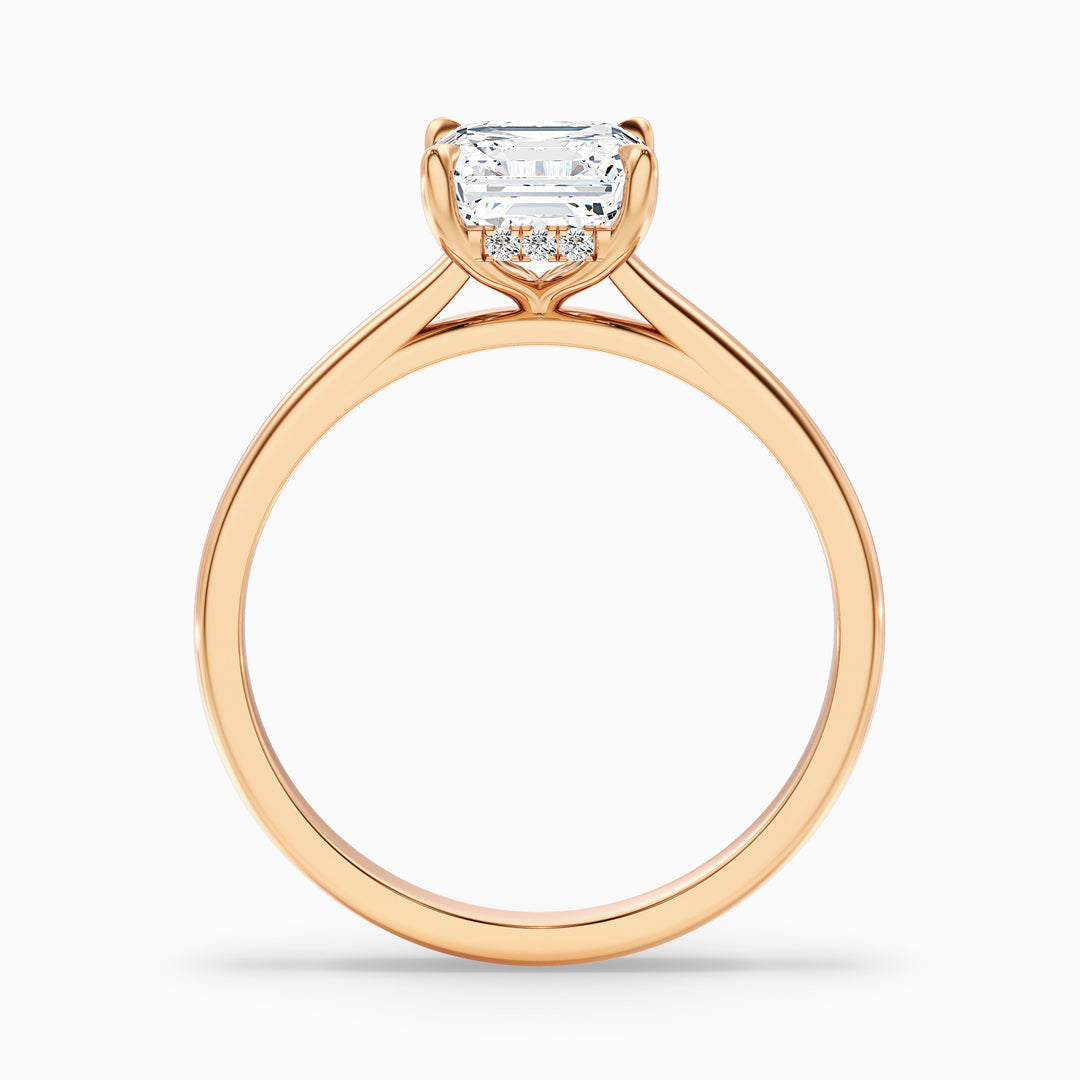 Naomi Asscher Cut Hidden Halo Lab Grown Diamond