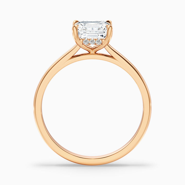 Naomi Asscher Cut Hidden Halo Lab Grown Diamond