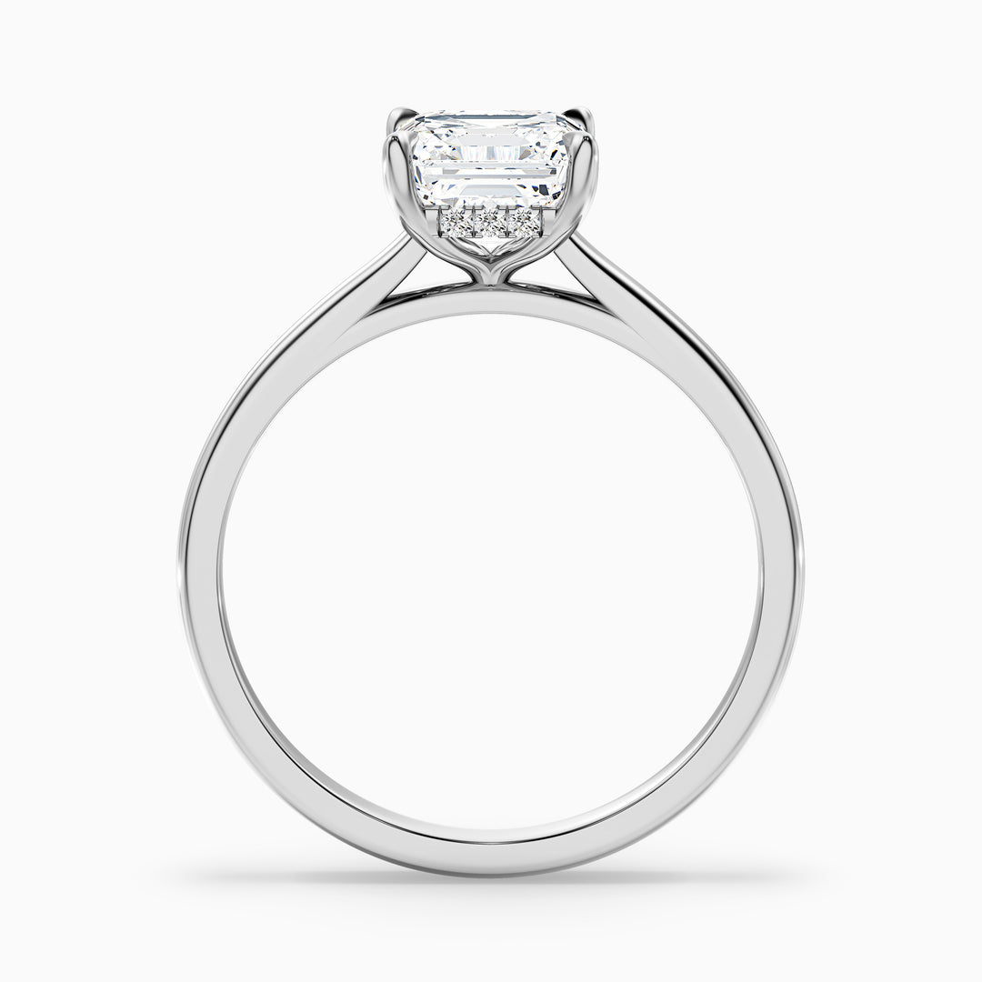 Naomi Asscher Cut Hidden Halo Lab Grown Diamond