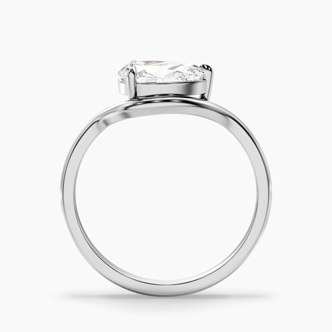 Erendil Pear Cut East West Lab Grown Diamond Ring