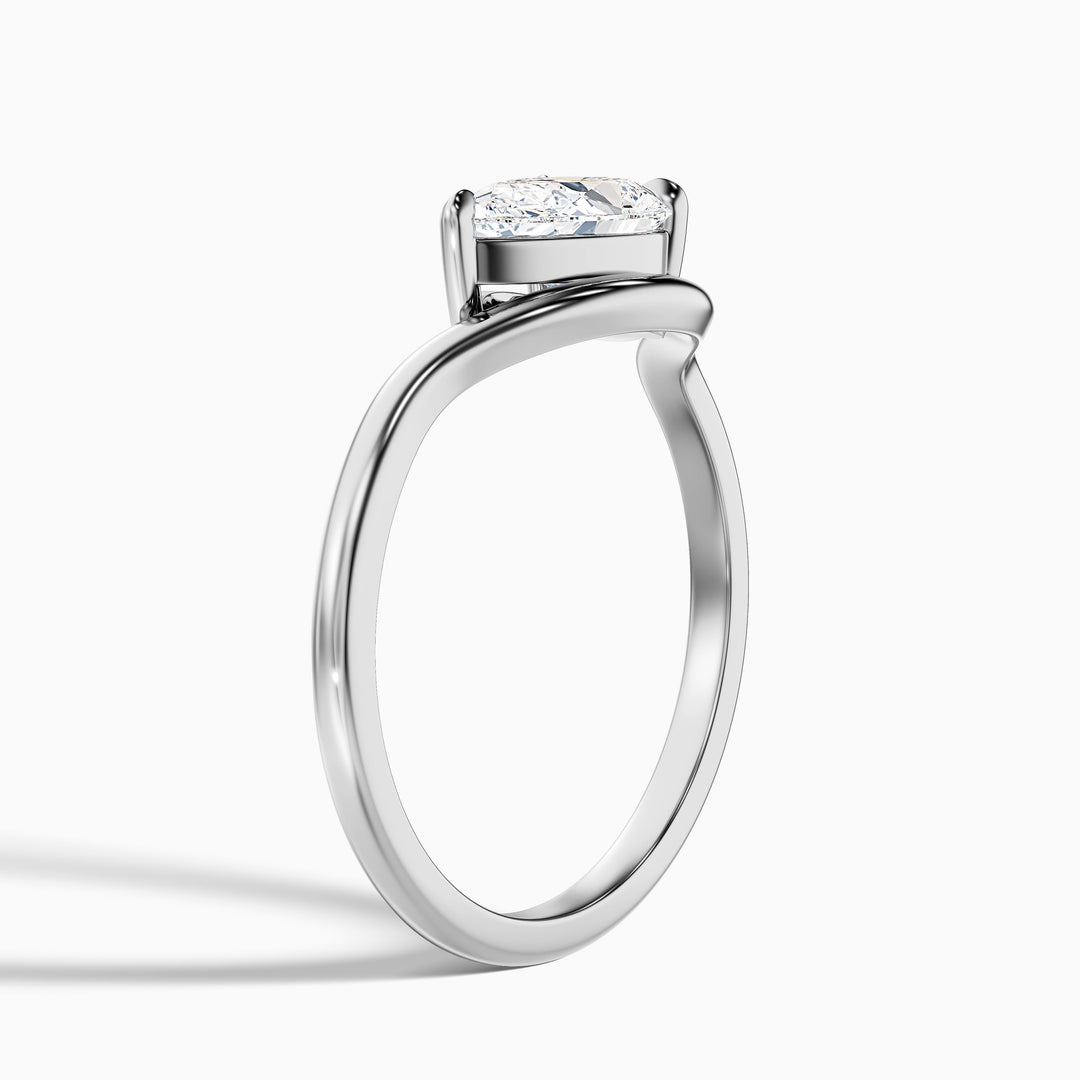 Erendil Pear Cut East West Lab Grown Diamond Ring