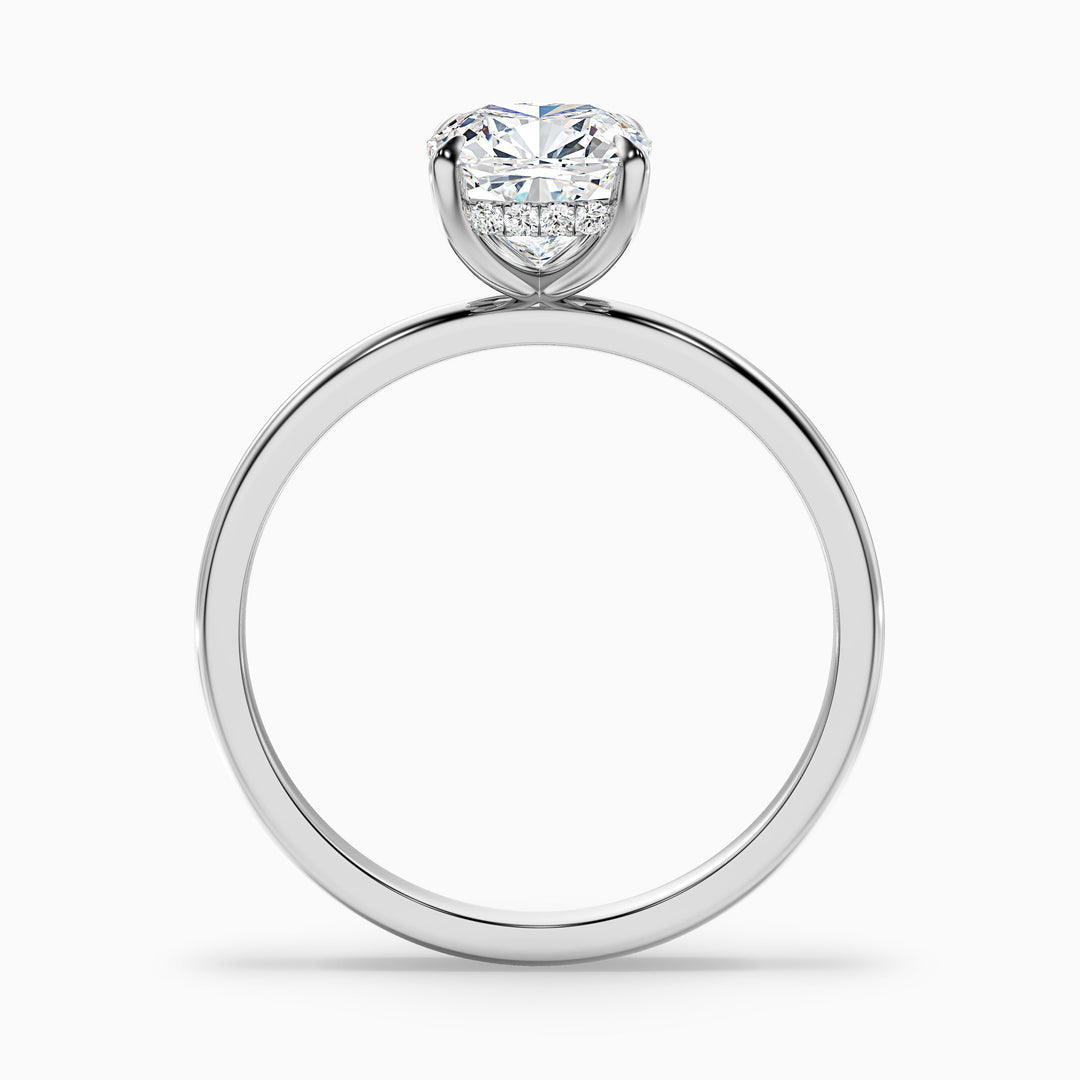 Laila Cushion Cut Hidden Halo Lab Grown Diamond Ring