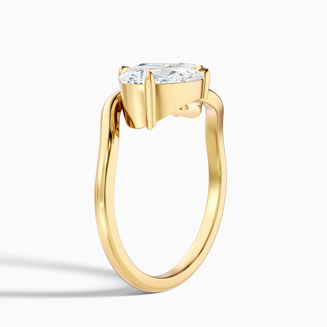 Ashwin Toi Et Moi Ring With Both Pear Two Stone Lab Grown Diamond