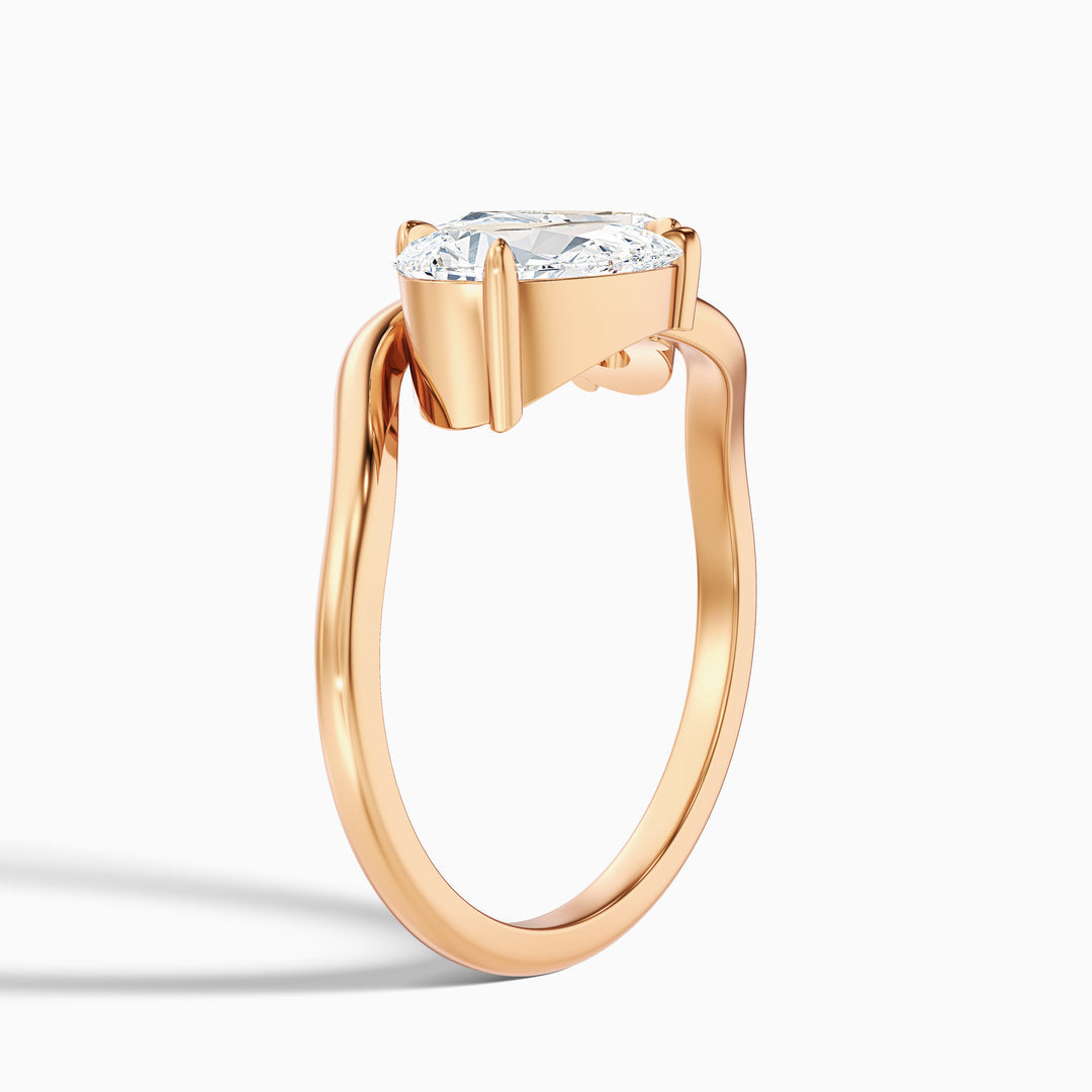 Ashwin Toi Et Moi Ring With Both Pear Two Stone Lab Grown Diamond