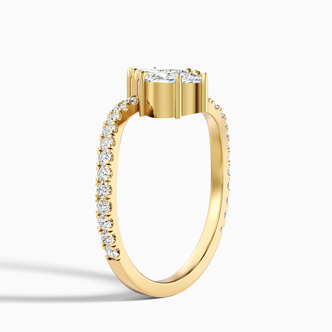 Modō Toi Et Moi Ring in With Both Marquise Two Stone Lab Grown Diamond