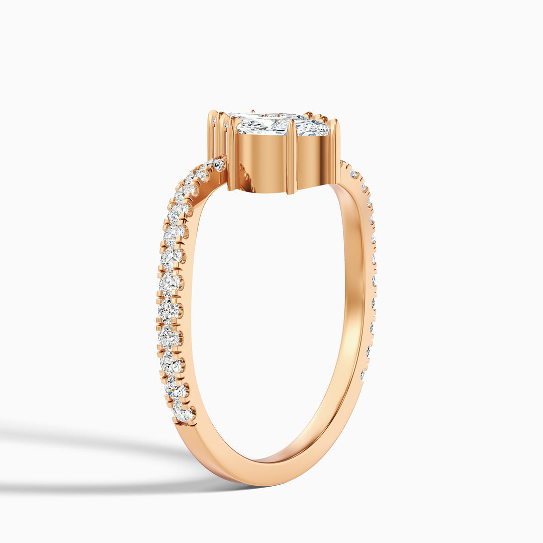 Modō Toi Et Moi Ring in With Both Marquise Two Stone Lab Grown Diamond