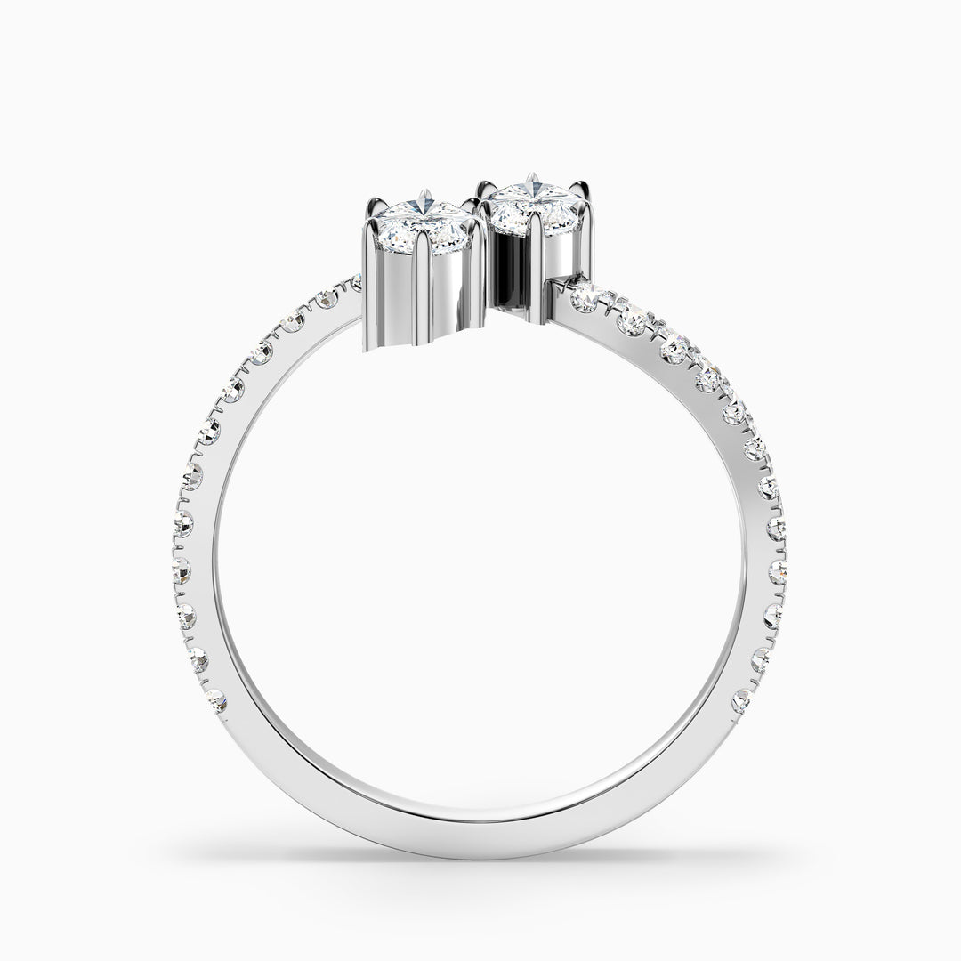 Modō Toi Et Moi Ring in With Both Marquise Two Stone Lab Grown Diamond