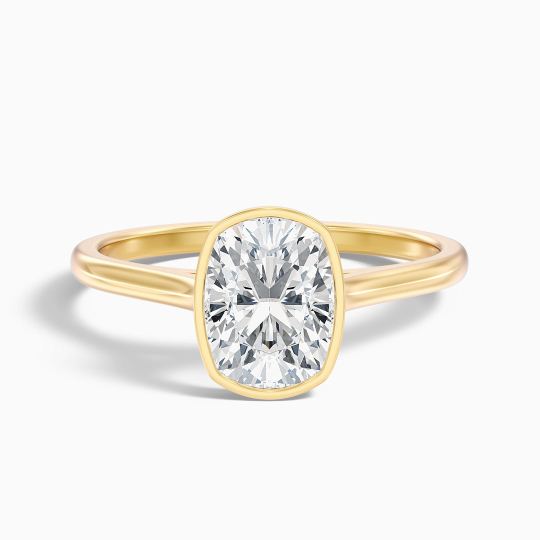 Béal Elongated Cushion Cut Bezel Set Lab Grown Diamond Ring