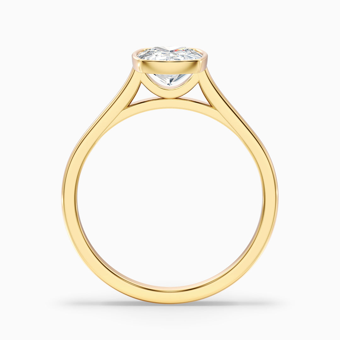 Béal Elongated Cushion Cut Bezel Set Lab Grown Diamond Ring
