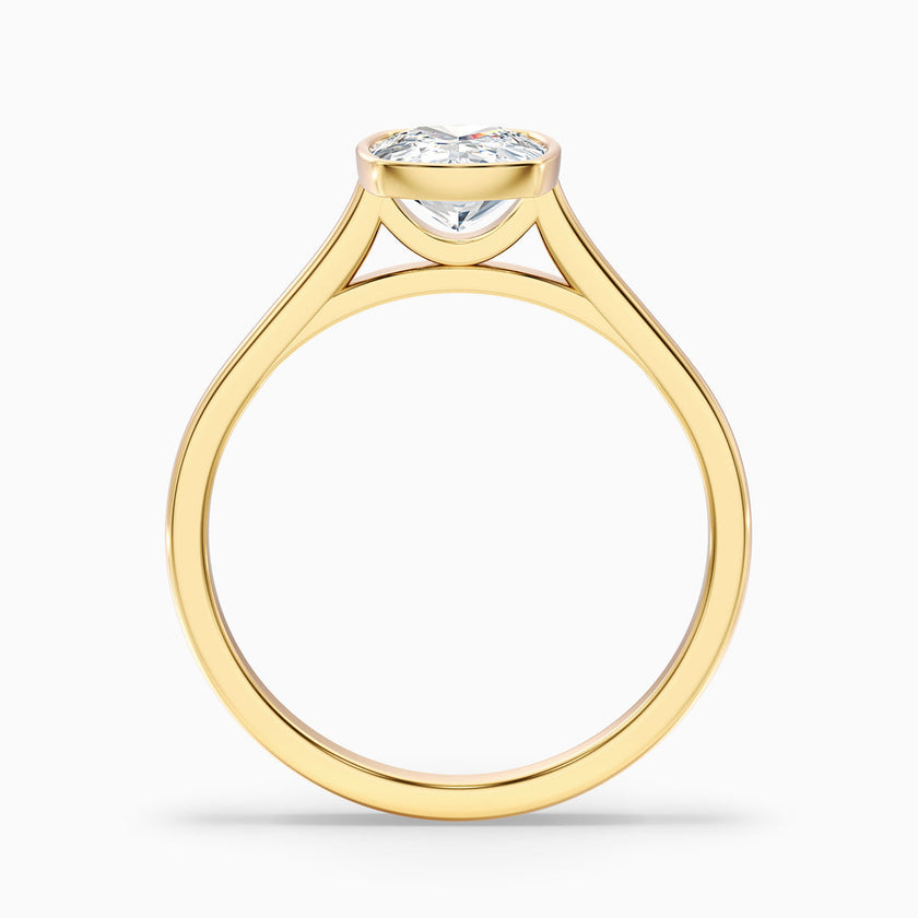 Béal Elongated Cushion Cut Bezel Set Lab Grown Diamond Ring