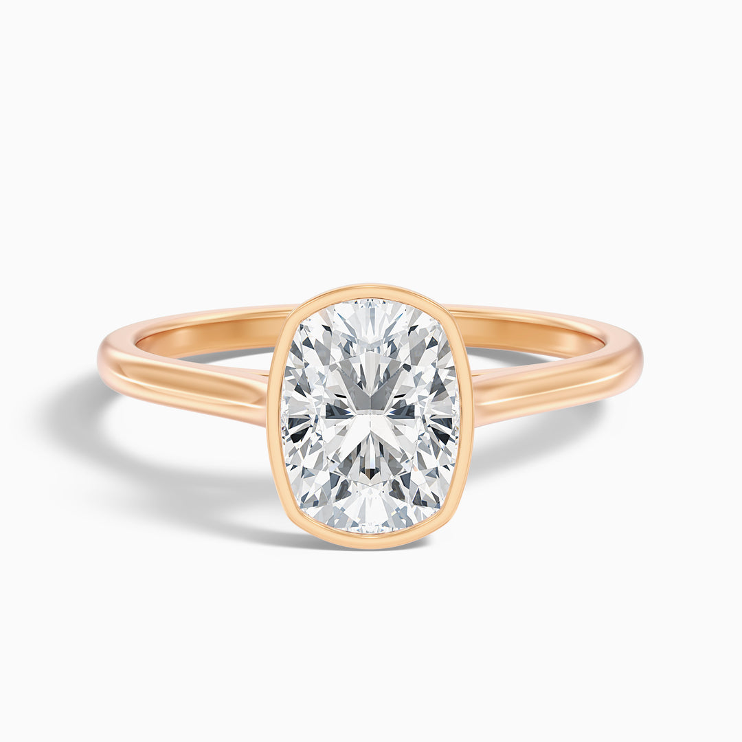 Béal Elongated Cushion Cut Bezel Set Lab Grown Diamond Ring
