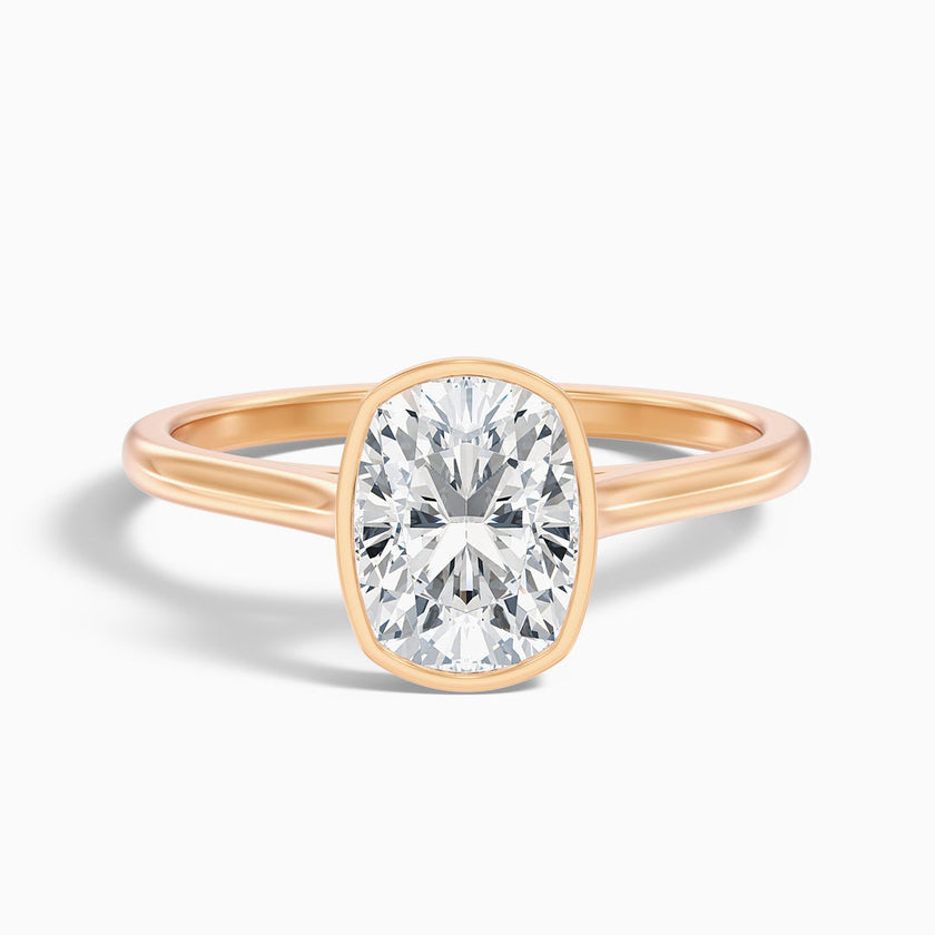 Béal Elongated Cushion Cut Bezel Set Lab Grown Diamond Ring