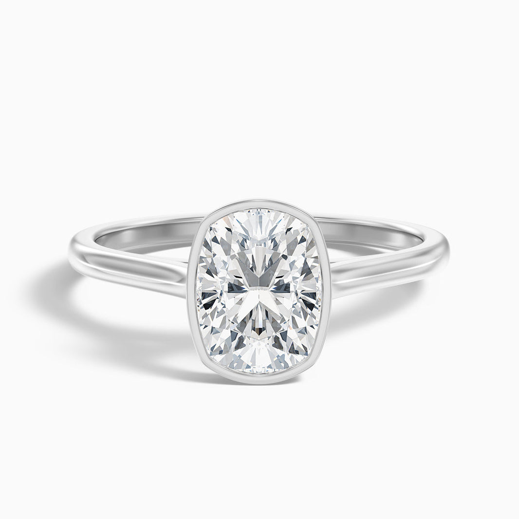 Béal Elongated Cushion Cut Bezel Set Lab Grown Diamond Ring