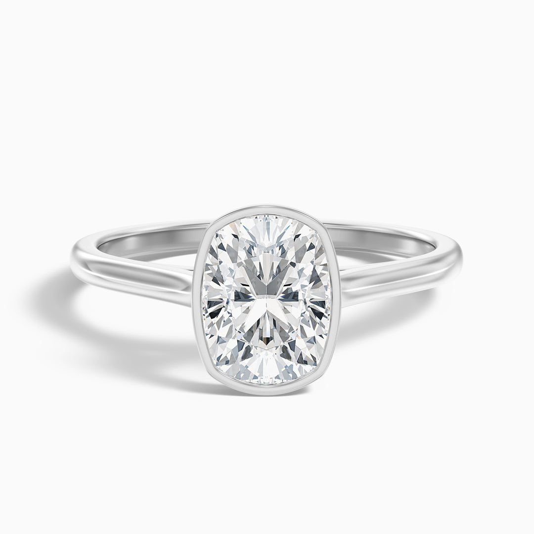 Béal Elongated Cushion Cut Bezel Set Lab Grown Diamond Ring
