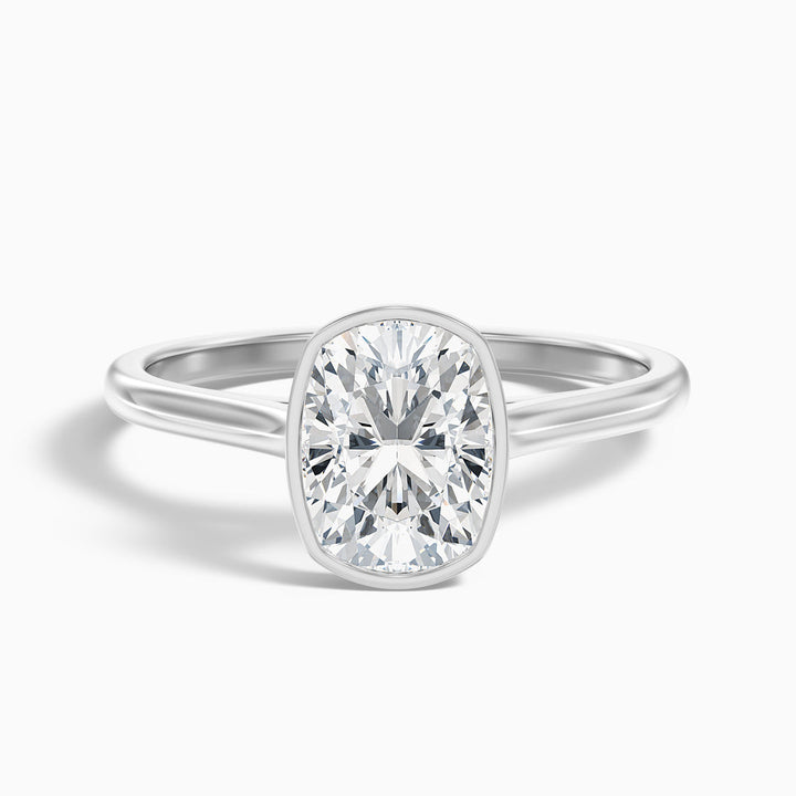 Béal Elongated Cushion Cut Bezel Set Lab Grown Diamond Ring