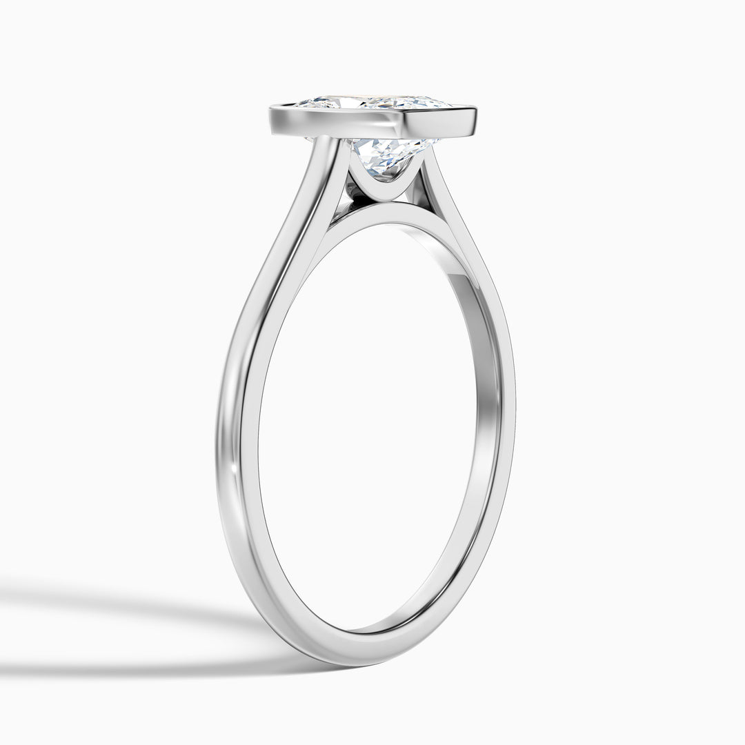 Béal Elongated Cushion Cut Bezel Set Lab Grown Diamond Ring