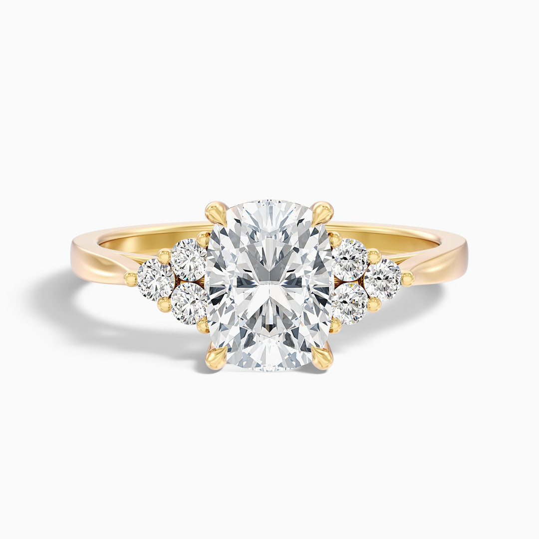 Astaire Elongated Cushion Cut Vintage Inspired Lab Grown Diamond Ring