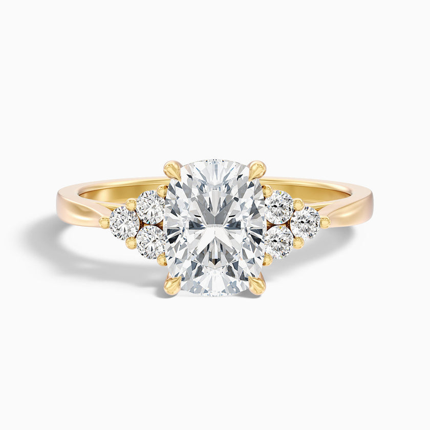 Astaire Elongated Cushion Cut Vintage Inspired Lab Grown Diamond Ring
