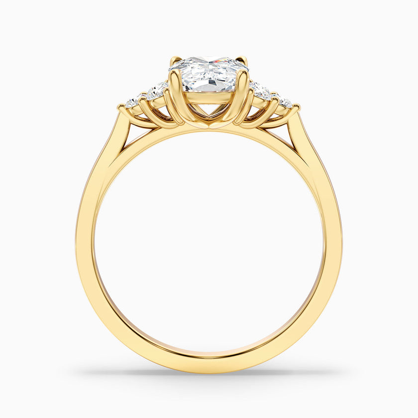 Astaire Elongated Cushion Cut Vintage Inspired Lab Grown Diamond Ring