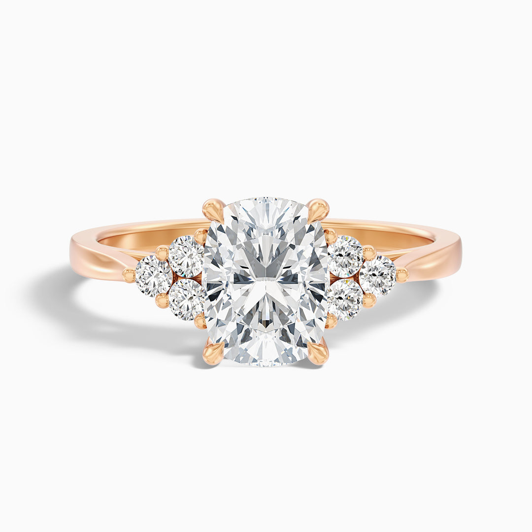 Astaire Elongated Cushion Cut Vintage Inspired Lab Grown Diamond Ring