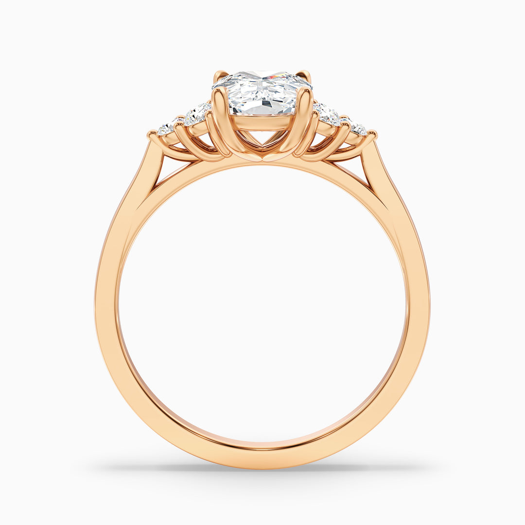 Astaire Elongated Cushion Cut Vintage Inspired Lab Grown Diamond Ring