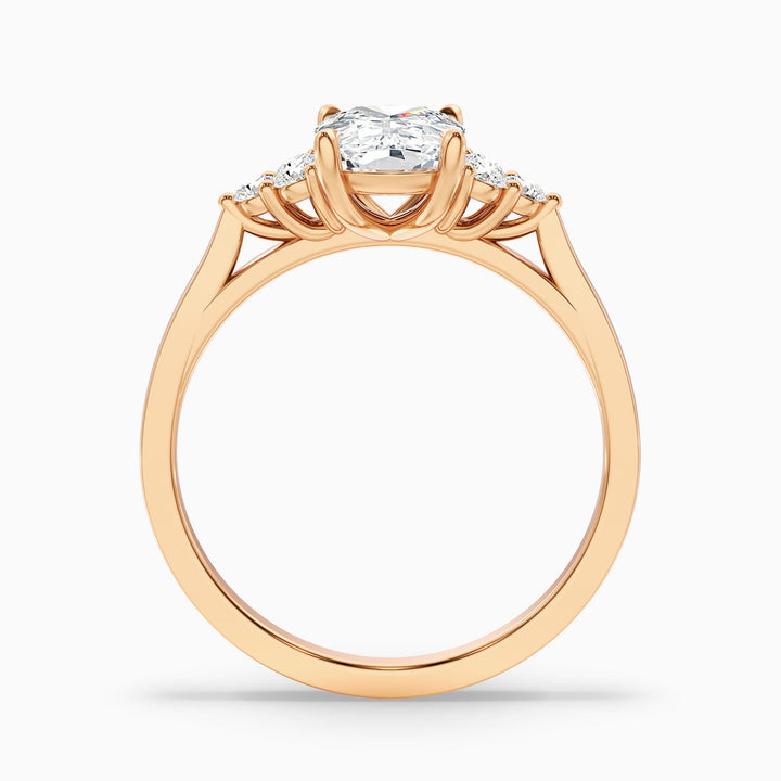 Astaire Elongated Cushion Cut Vintage Inspired Lab Grown Diamond Ring