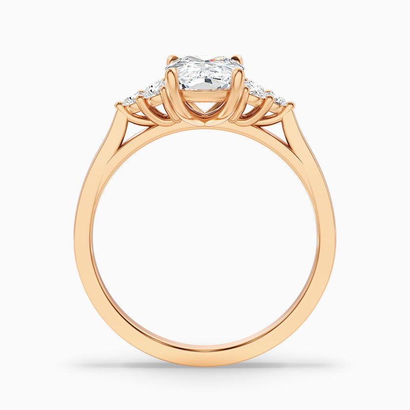 Astaire Elongated Cushion Cut Vintage Inspired Lab Grown Diamond Ring
