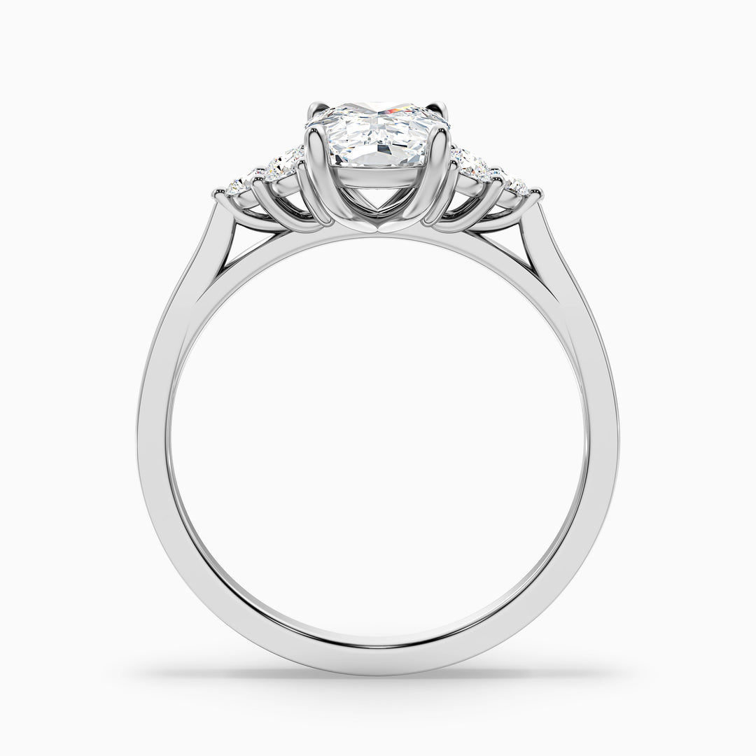 Astaire Elongated Cushion Cut Vintage Inspired Lab Grown Diamond Ring