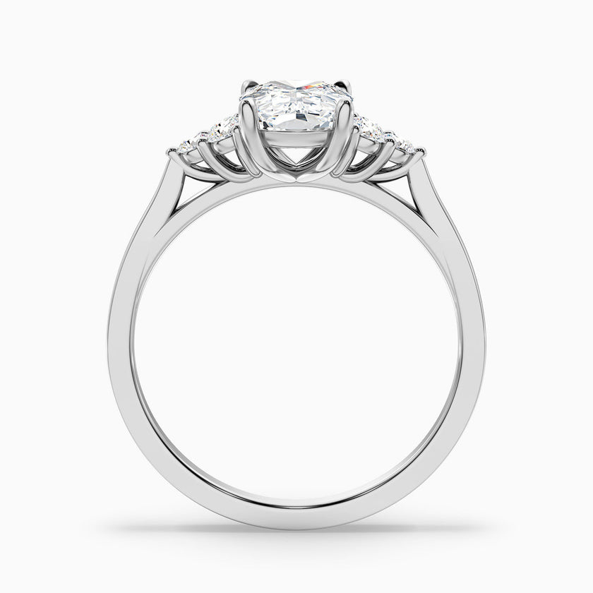 Astaire Elongated Cushion Cut Vintage Inspired Lab Grown Diamond Ring