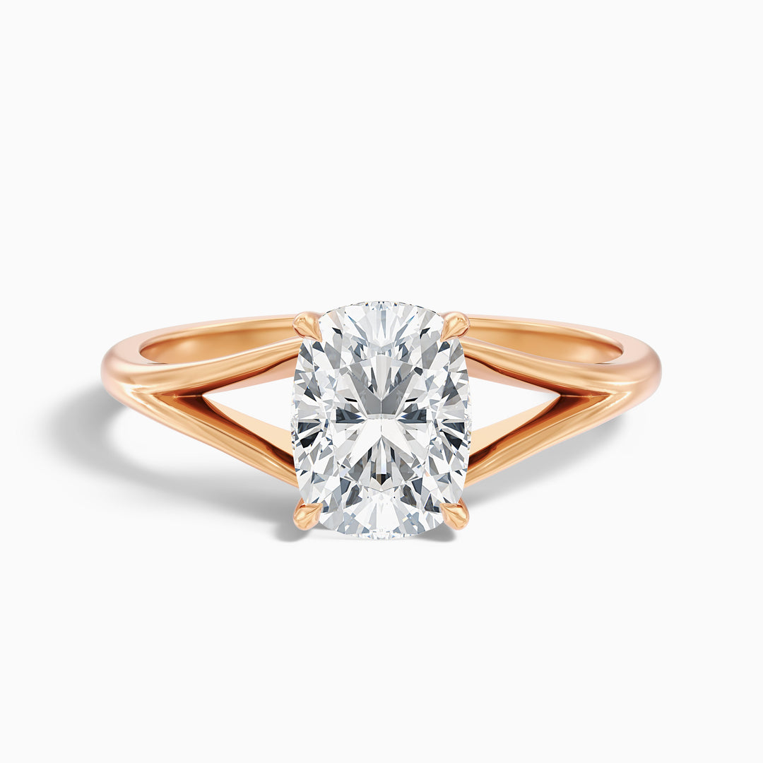Dianella Elongated Cushion Cut Split Shank Lab Grown Diamond Ring