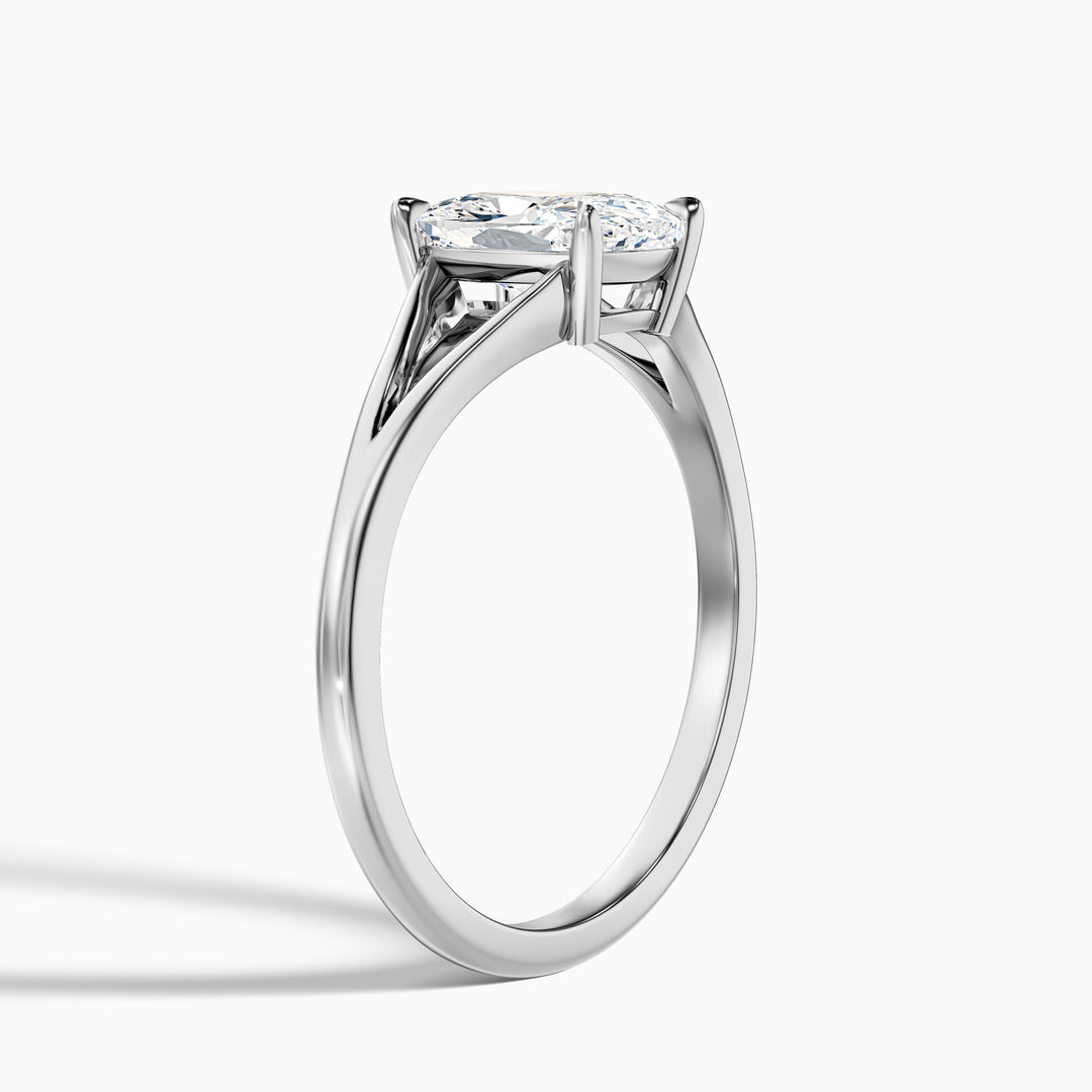 Dianella Elongated Cushion Cut Split Shank Lab Grown Diamond Ring