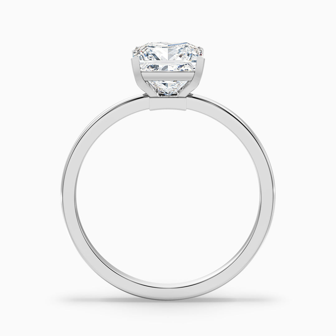 Laurence Princess Cut Low Profile Solitaire Lab Grown Diamond Ring