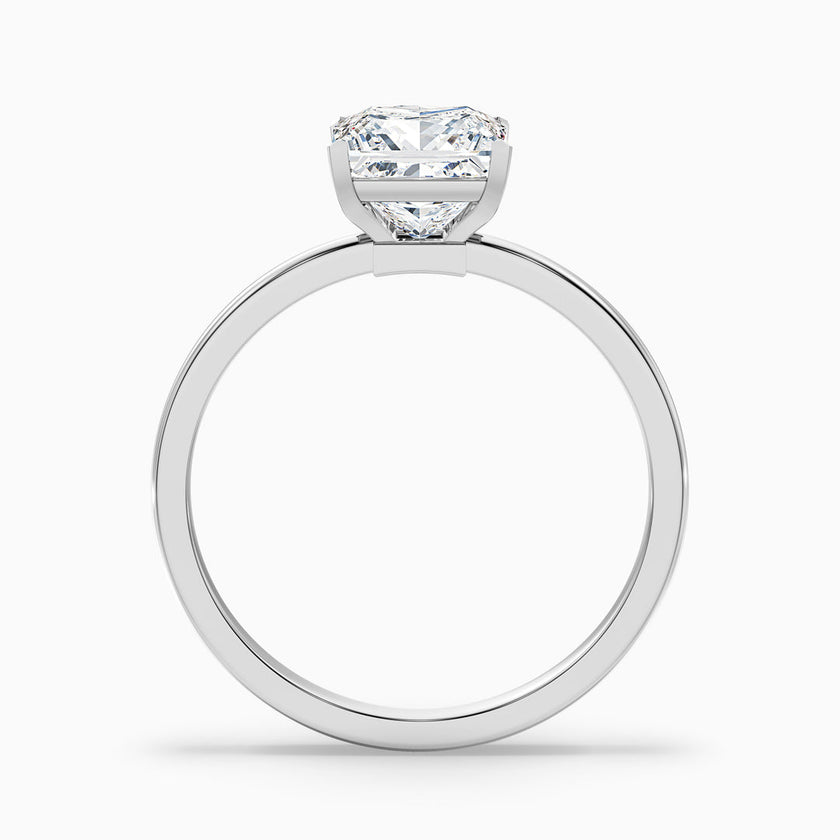 Laurence Princess Cut Low Profile Solitaire Lab Grown Diamond Ring