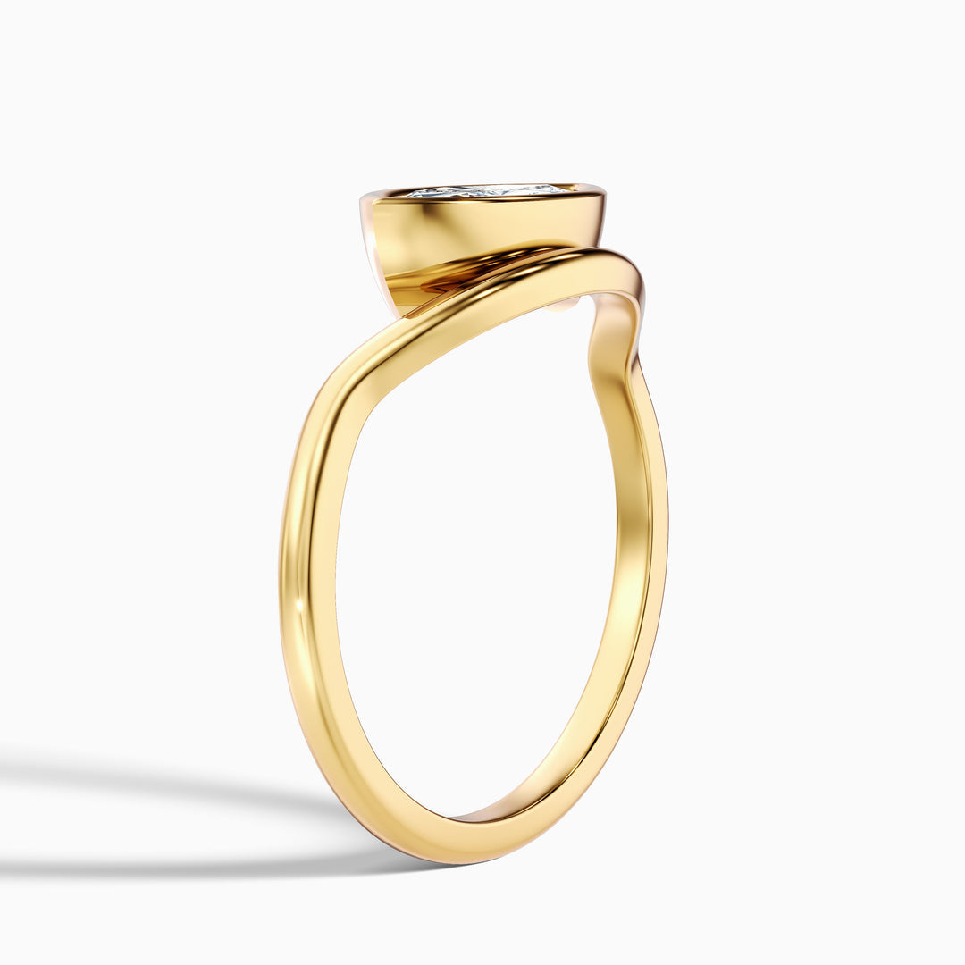 Lina Marquise East West Bezel Lab Grown Diamond Ring