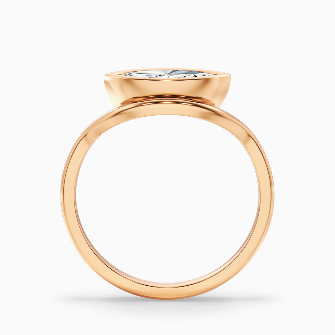 Lina Marquise East West Bezel Lab Grown Diamond Ring