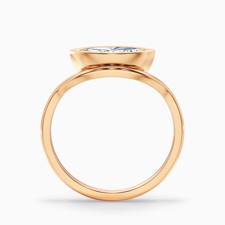 Lina Marquise East West Bezel Lab Grown Diamond Ring